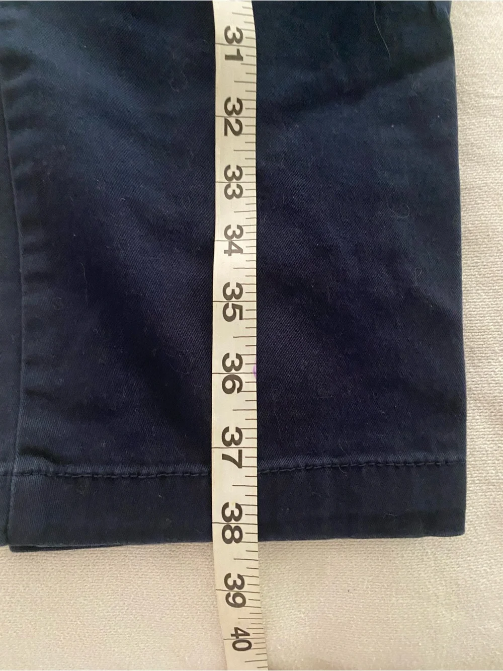 Old Navy Women's Navy Blue Chino Pants